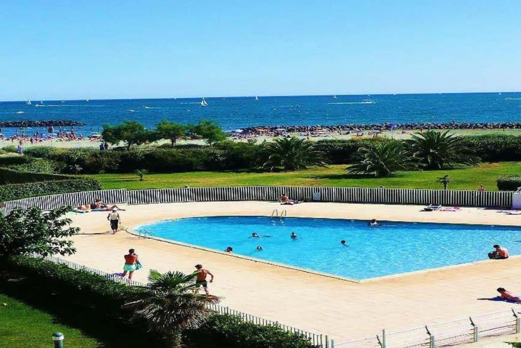 Les Rivages De Rochelongues, T3, Piscine, Clim, Parking Apartment Agde Luaran gambar